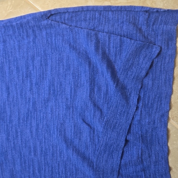 Anthropologie Moth Doman Sleeve Tunic Sweater Blue L - Picture 8 of 9